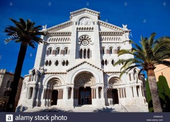 principato di monaco monaco monaco cattedrale nel centro storico hw64hd